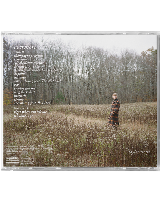 TAYLOR SWIFT - EVERMORE ALBUM DELUXE EDITION CD