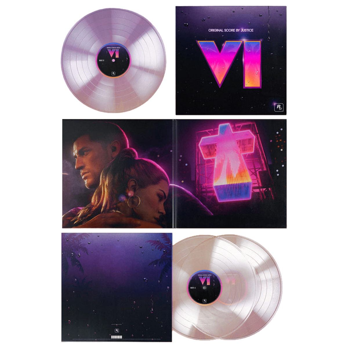 Justice - Grand Theft Auto VI: Original Score Triple Crystal Clear Vinyl (Limited Edition) Grand Theft Auto VI: