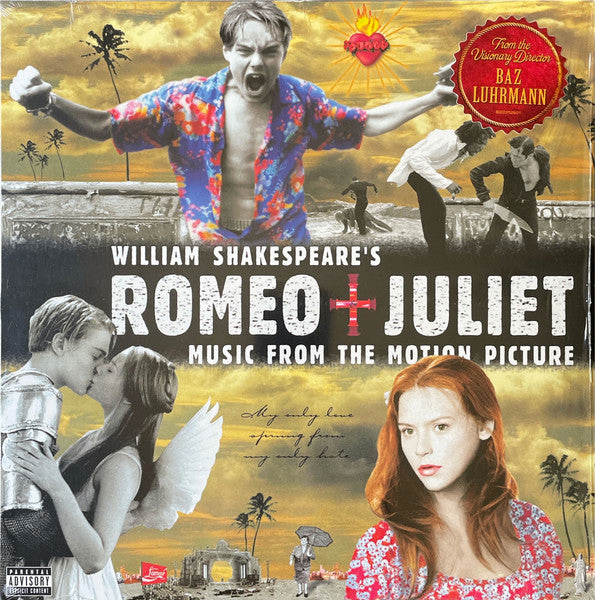 BAZ LUHRMANN - WILLIAM SHAKESPEARE'S ROMEO + JULIET LP SOUNDTRACK / USA IMPORT
