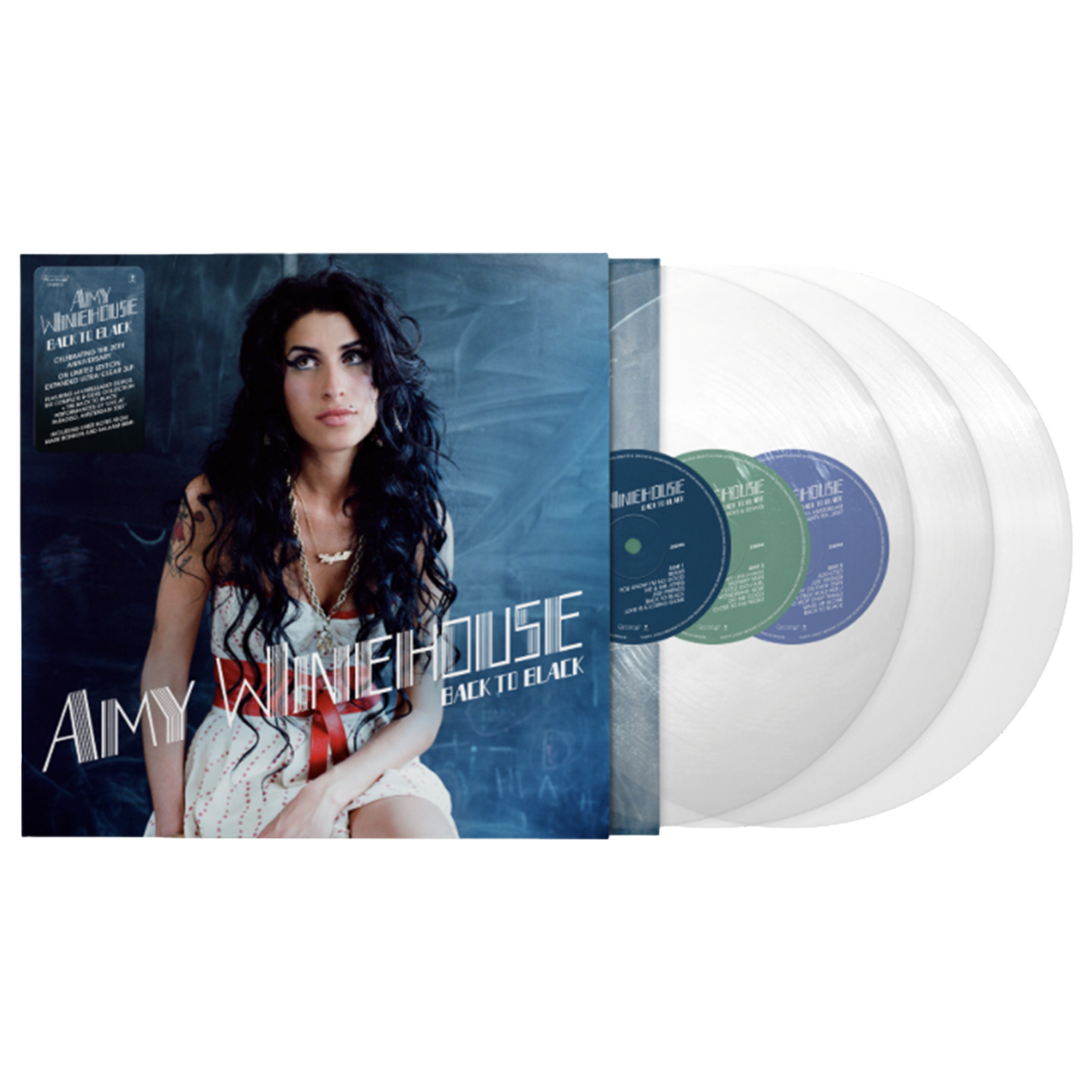 Amy Winehouse - Back To Black 20th Anniversary Edition (Deluxe Clear Vinyl 3LP)