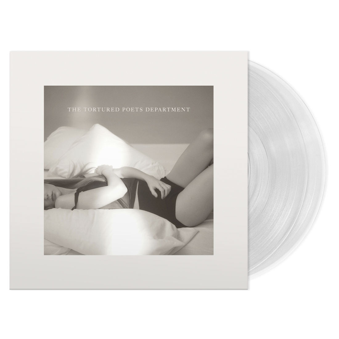 TAYLOR SWIFT - THE TORTURED POETS DEPARTMENT PHANTOM CLEAR VINYL + BONUS TRACK “THE MANUSCRIPT”