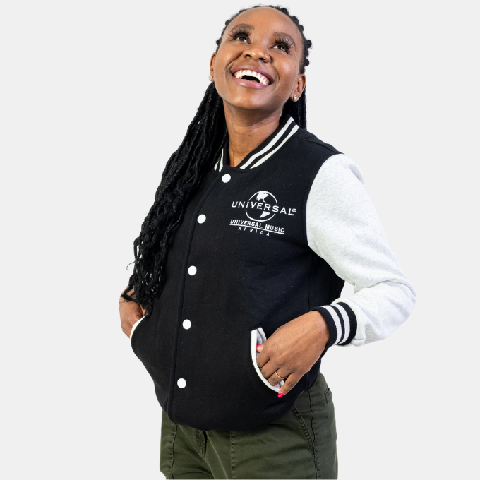 Womens letterman 2025 jacket with hood