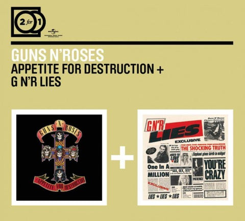 GUNS N ROSES - 2 FOR 1 : APPETITE FOR DESTRUCTION / G N R LIES - UMG Africa