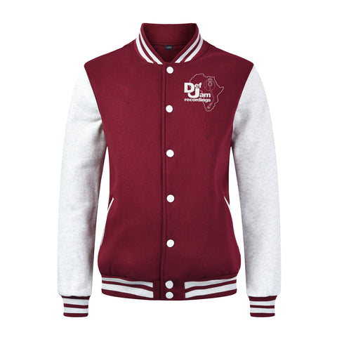 VARIOUS ARTISTS - DEF JAM WOMENS RED VARSITY JACKET - UMG Africa