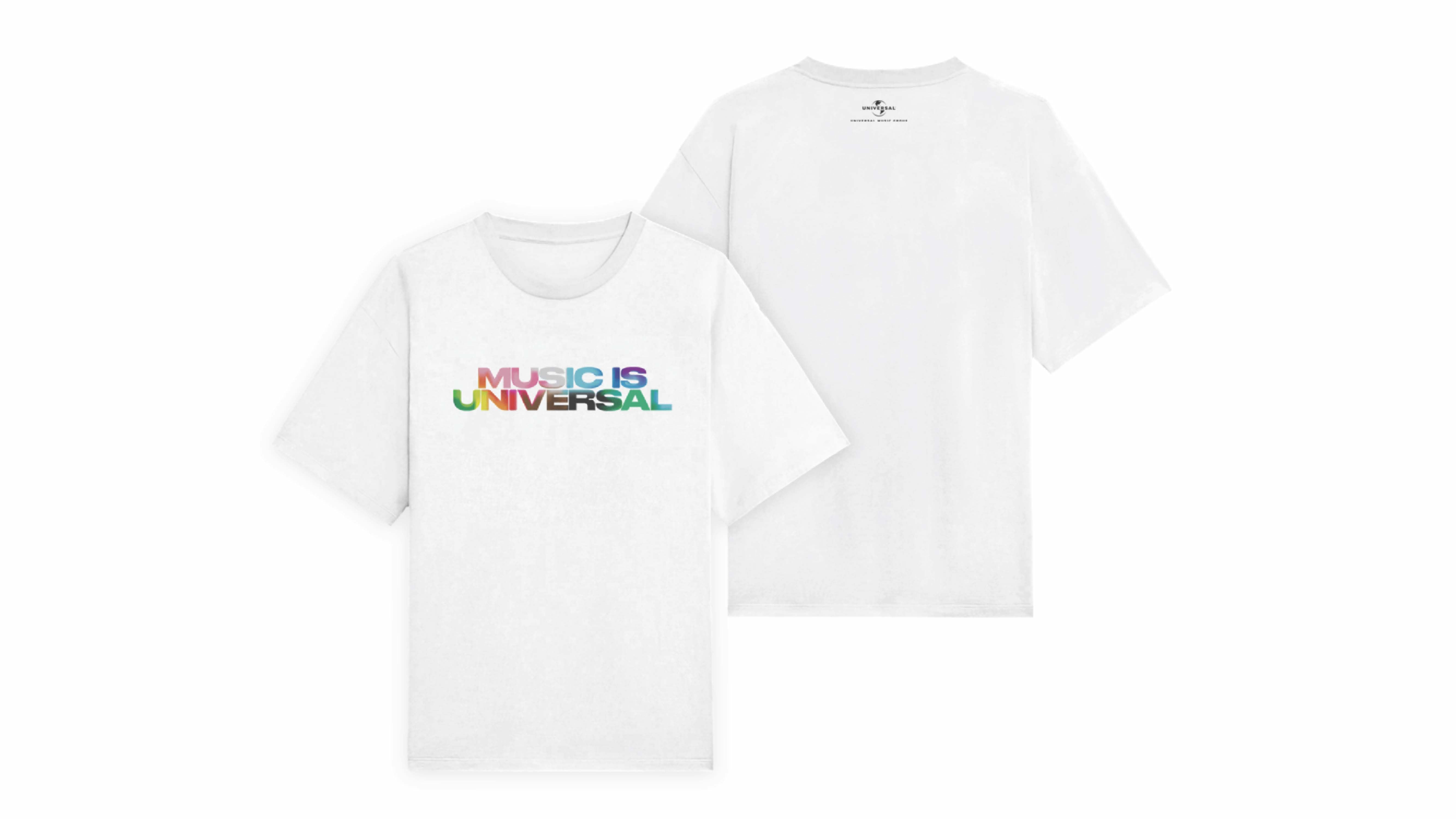 MULTI ARTIST - MUSIC IS UNIVERSAL WHITE TEE - UMG Africa