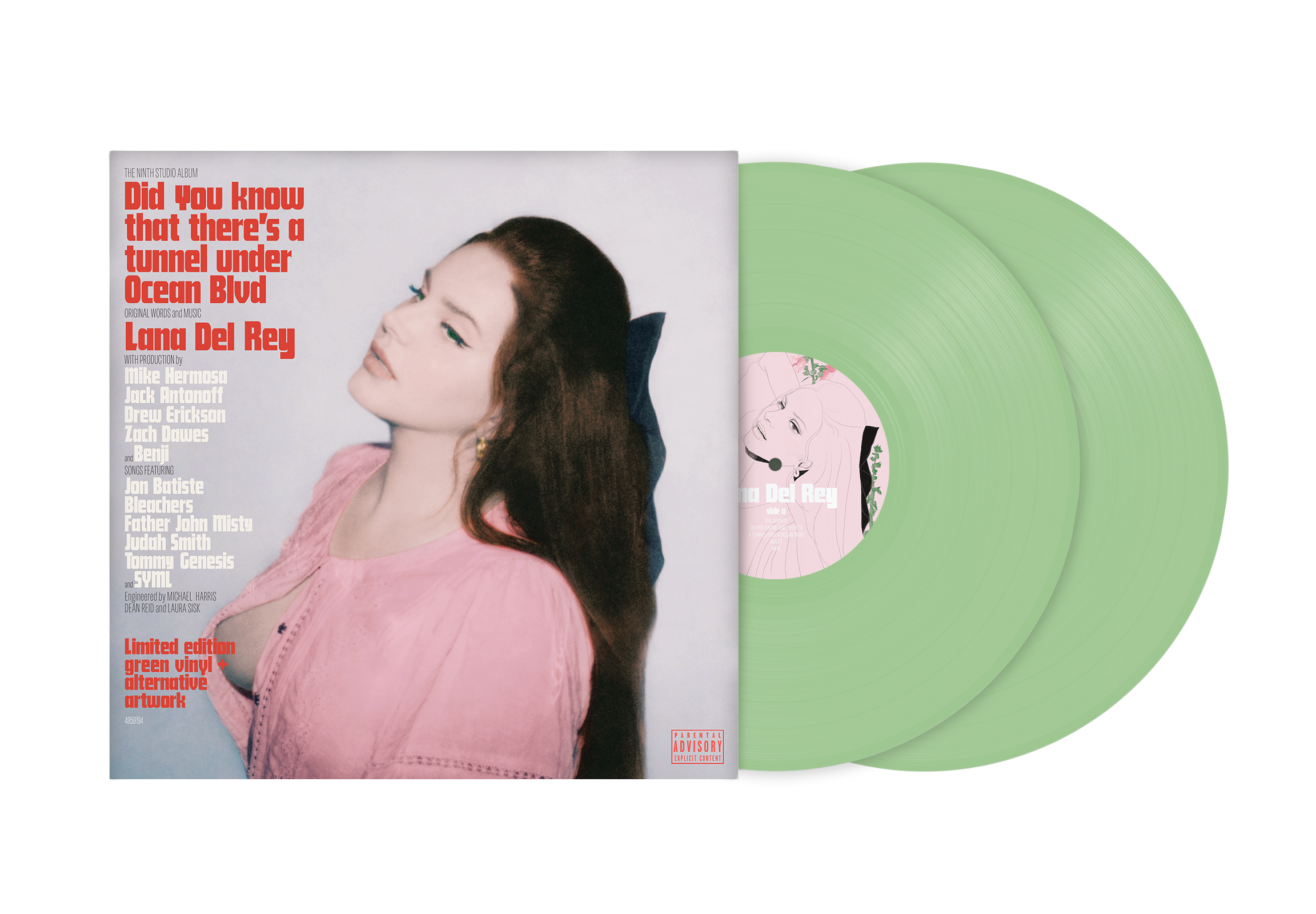 LANA DEL REY - DID YOU KNOW THAT THERE'S A TUNNEL UNDER OCEAN BLVD (INDIE STORES GREEN COLOUR 2 - UMG Africa