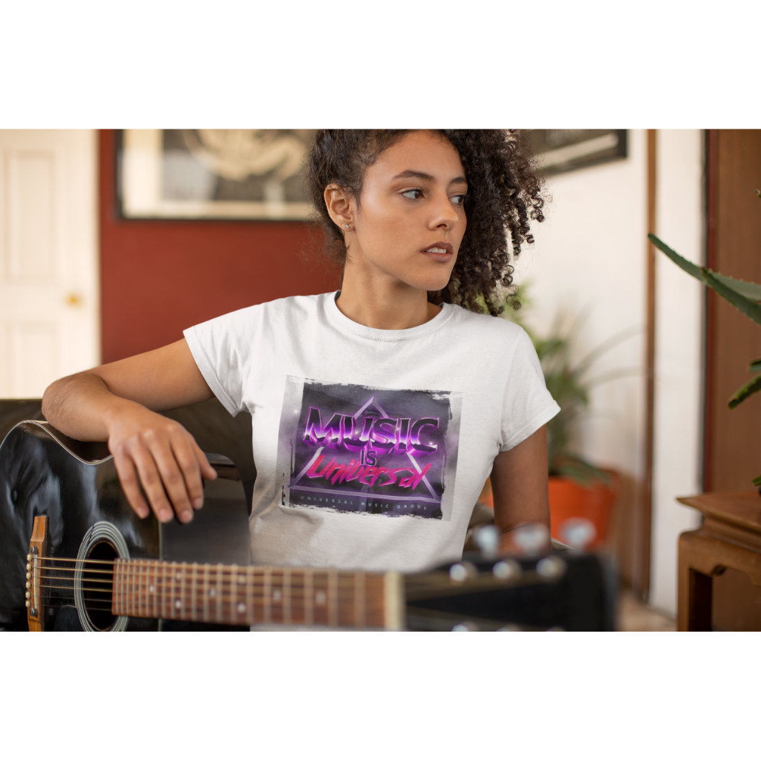 VARIOUS ARTISTS - MUSIC IS UNIVERSAL WHITE TSHIRT - UMG Africa