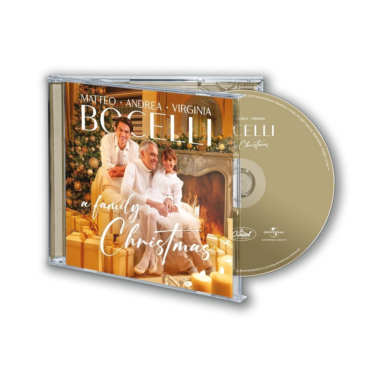 ANDREA BOCELLI, MATTEO BOCELLI, VIRGINIA - A FAMILY CHRISTMAS (STANDARD 2CD) - UMG Africa