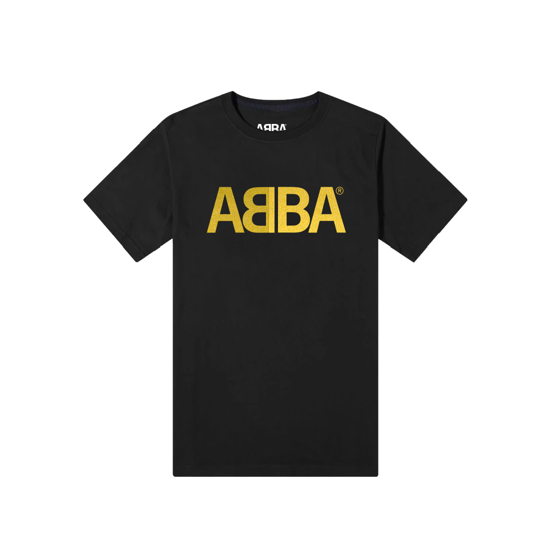 ABBA - ABBA GOLD LOGO BLACK T-SHIRT - UMG Africa